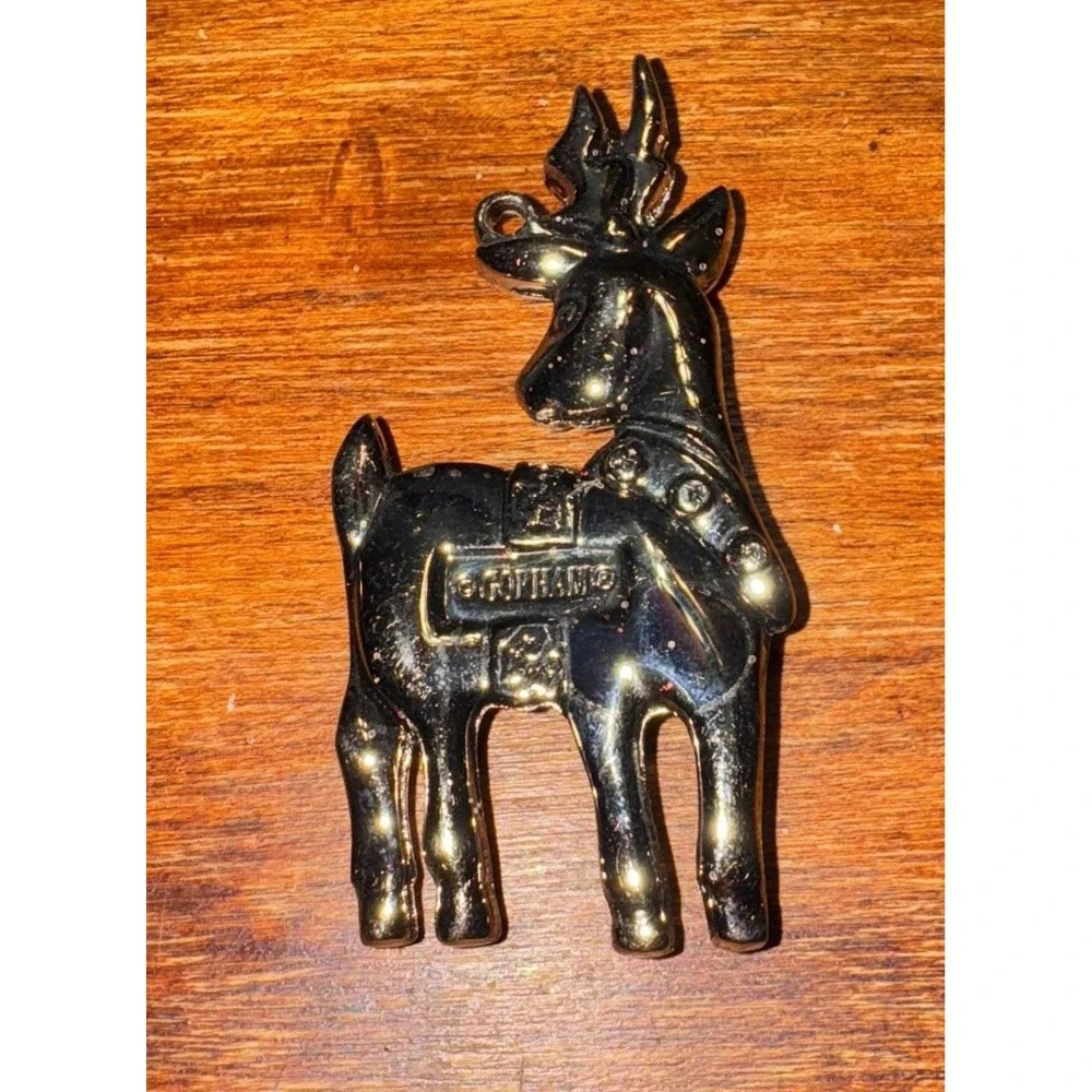 Gorham Silver Plate‎ Reindeer Pendant/Ornament